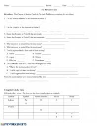 Start studying periodic table worksheet answers. Periodic Table Worksheets 99worksheets