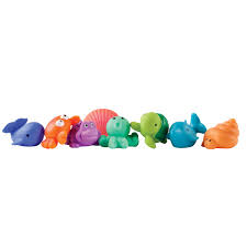 Sold out green toys submarine. Amazon Com Elegant Baby Bath Time Fun Rubber Water Squirties Animal Sea Party Set Of 8 Bath Squirt Toys Water Squirting Toys Baby