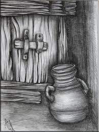 نتيجة بحث الصور عن رسم دلة بالرصاص art drawings painting