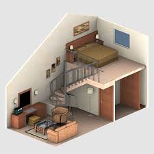3d Interior House Tiny House Layout Tiny House Interior Design Loft House