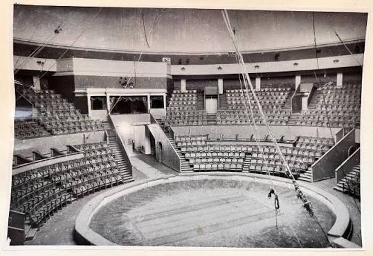 Historic interior of Tbilisi Circus