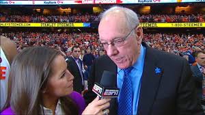 The syracuse coach was critical of the freshman's decision to step away from the team a few weeks before the season. Syracuse Coach Jim Boeheim I Ve Been A Part Of 1 000 Wins And Abc7 New York