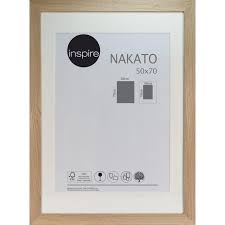 Cadre Nakato L 50 X H 70 Cm Chene Leroy Merlin