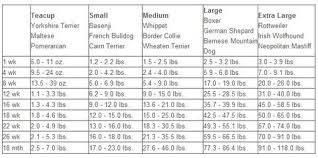 Puppy Weight Chart Mixed Breed Google Search Puppy