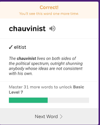 Chauvinism means the belief that your country is superior to all others. Can Chauvinists And Elitist Be Same English Language Usage Stack Exchange