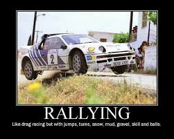 Rallying Is A Bit Like Drag Racing Rally Racing Rallying Drag Racing