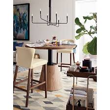 Revolve 48 Round Adjustable Height Dining Table Reviews Crate And Barrel Dining Table Crate And Barrel Adjustable Height Table