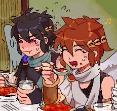Potted Plant Goes Cheep Kid Icarus Dark Pit Kid Icarus Icarus
