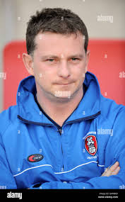 Rotherham United manager Mark Robins during the League Two match at  Stadium:mk, Milton Keynes Stock Photo