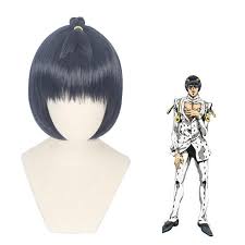 Comment must not exceed 1000 characters. Costumes Reenactment Theatre Anime Jojo S Bizarre Adventure Bruno Bucciarati Cosplay Black Hair Full Wig Clothing Shoes Accessories Vishawatch Com