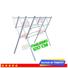 Sj aluminium menjual berbagai macam tangga lipat, jemuran baju, rak piring, serta etalase. Jual Jemuran Aluminium Lipat Terbaru Lazada Co Id
