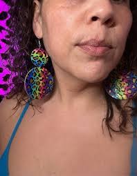 Big Cheetah Earrings