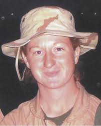 Lori Anne Privette joined the Marine Corps immediatly after high school in  1994. By the early 2000's, she achieved the rank of Staff Sergeant and the  distinction as the Corps' first female