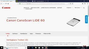 This driver is needed for canoscan toolbox to function. Altere Canon Scanner Canoscan Lide 60 U A Unter Windows 10 64 Bit 2021 Youtube