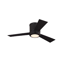 Flush mount ceiling fans are made for making the air circulate in a room. Monte Carlo Clarity Ii 42 In Brushed Steel Ceiling Fan With 3 Blade 3clyr42bsd The Home Depot Ceiling Fan Bronze Ceiling Fan Hugger Ceiling Fan