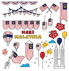 Celebrated with joy every 31 august of every year. Poster Doodle Art Hari Kemerdekaan Malaysia