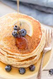 Lemon Ricotta Poppy Seed Pancakes Recipe Citrus Recipes Breakfast Recipes Easy Best Breakfast Recipes