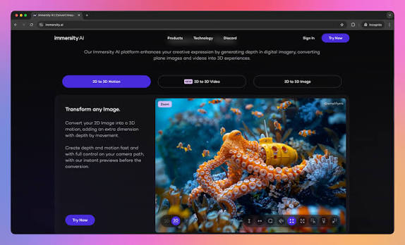 Immersity AI Features, Pricing, and Alternatives | AI Tools
