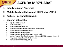 Klinik noridah occupational health doctor ohd clinic in malaysia. Mesyuarat Jkkp Induk Bil 2 Bilik Mesyuarat Utama Ppt Download