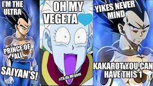Dbs Dbz Vegeta Ultrainstinct Diditfirst Goku Dumb Vegeta Don T Play Lol Goku Dont Care He Just Wants To Fight The S Vegeta Dragon Ball Z Dragon Ball Gt