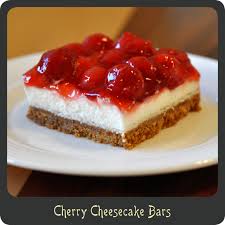 There might have been slightly too much hi raul, it makes one 9 pie, so it would depend on how you slice it. Recipe Cherry Cheesecake Bars