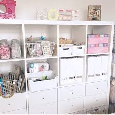 Ikea craft room ideas for storage. Love This Ikea Kallax Unit For Craft Room Storage Rosemarymerry Diy Craft Room Kallax Kids Room Ikea Craft Room