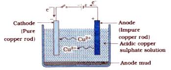 In Electro Refining The Impure Metal Is Made | Filo