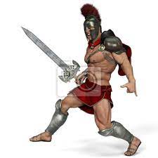 Die nachbarn fürchteten offenbar kriegerische spartaner, die den kampf kannten und kannten. Spartanischer Krieger Leinwandbilder Bilder Zenturio Sparta Spartanisch Myloview De