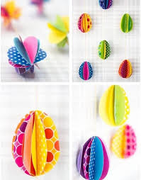 Ostereier Papier Bunt Basteln Zum Hangen Girlande Osternest Basteln Ostern Basteln Mit Kindern Basteln Ideen Ostern