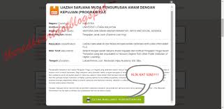 Pilihan ijazah dan diploma universiti di malaysia. Surat Pengiktirafan Kelayakan Akademik