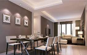 Une couleur de peinture pour salon salle à manger bleue combinée avec une déco rose cendré. 1001 Idees Pour Une Couleur De Peinture Pour Salon Salle A Manger Les Effets Du Moment