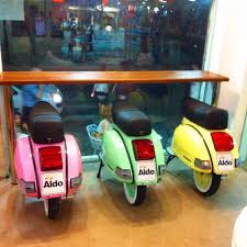 R D Design Vespa Vintage Automotive Furniture Entrance Door Design
