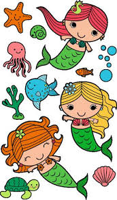 Shimmery mermaid tail, crown and long flowing hair. Easy To Draw Cute Mermaid Novocom Top