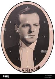 Portrait of George Angus McNabb (1911-1994), capturing the likeness of this  individual, likely taken during his lifetime. This photograph offers  insight into his appearance and era Stock Photo