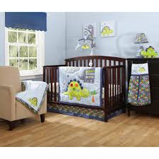 bananafish little dino 4 piece crib bedding set blue dinosaur baby room dinosaur crib bedding dinosaur baby bedding