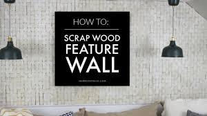 Continue reading diy hanging shelf (with scrap wood and leather!) here's another quick and easy diy for any level of woodworker. How To Make A Scrap Wood Feature Wall Using 2x4 Scraps Youtube