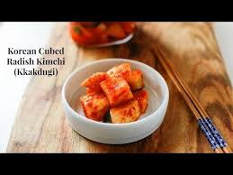 Korean Cubed Radish Kimchi Kkakdugi My Korean Kitchen Radish Kimchi Smoked Food Recipes Kimchi