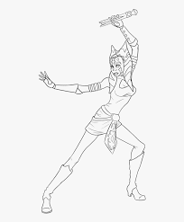 Anakin skywalker and ahsoka tano ( . Ahsoka Tano Lineart By Gwencandrawzat D7abczl Coloring Sketch Hd Png Download Transparent Png Image Pngitem