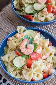 Recipe submitted by sparkpeople user thebottomline. Best Cold Shrimp Pasta Salad No Diets Allowed