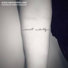 Snowtattoous Small Words Tattoo Tattoos Word Tattoos