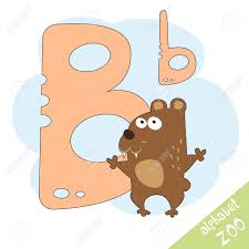 letter b and funny cute bear children s alphabet in cartoon royalty free cliparts vectors and stock illustration image 56089229 letter b and funny cute bear children s alphabet in cartoon