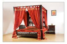 Check spelling or type a new query. King Canopy Bed Drapes Cal King Queen Poster Canopy Bed For More Info Log On To Monsooncraft Bed Design Canopy Bed Drapes India Home Decor