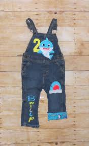 Baby Shark Birthday Outfit Baby Shark Overalls Shark Overalls Baby Shark Boy Outfit Boy Baby Shark Outfit B Shark Birthday Shark Birthday Party Baby Shark