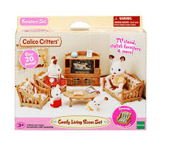 Calico critters apple and jake's ride n play. Calico Critters Comfy Living Room Set Furniture Accessories Walmart Com Walmart Com