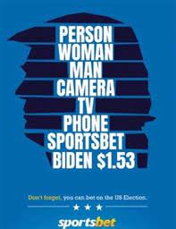 Sportsbet.com.au, also known as sportsbet, is an online gambling company owned by british conglomerate flutter entertainment, primarily targ. Sportsbet Person Woman Man Camera Tv Advert For Us Presidential Election