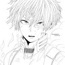 Here is a collection of 8 printable todoroki shouto coloring pages for your kids. Todoroki Coloring Pages Coloring Home