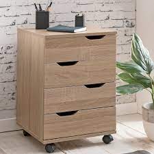 Möglich macht das ein ebenso ausgetüfteltes wie gut aussehendes patent, das sich des rollladenprinzips. Finebuy Rollcontainer Sv51850 Holz 40x60x40cm Schubladenschrank Buro Container Schreibtischcontainer Mit Vier Schubladen Burocontainer Beistellcontainer