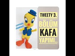 Tweety 3 Bolum Kafa Goz Yapimi Youtube Bebek Ayicik Amigurumi