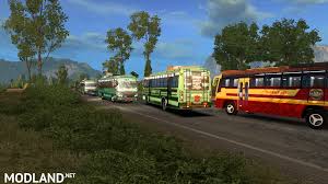 Tidak sulit anda mencari livery game bussid kece di era. Tamilnadu Tnstc And Kerala Ksrtc Bus Traffic Pack V 1 0 Ets 2