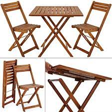 Compareclick to add item black and red outdoor folding stool to the compare list. Wooden Garden Dining Furniture Set Folding Table Chairs Set Acacia Hardwood Outdoor Amazon De Garden
